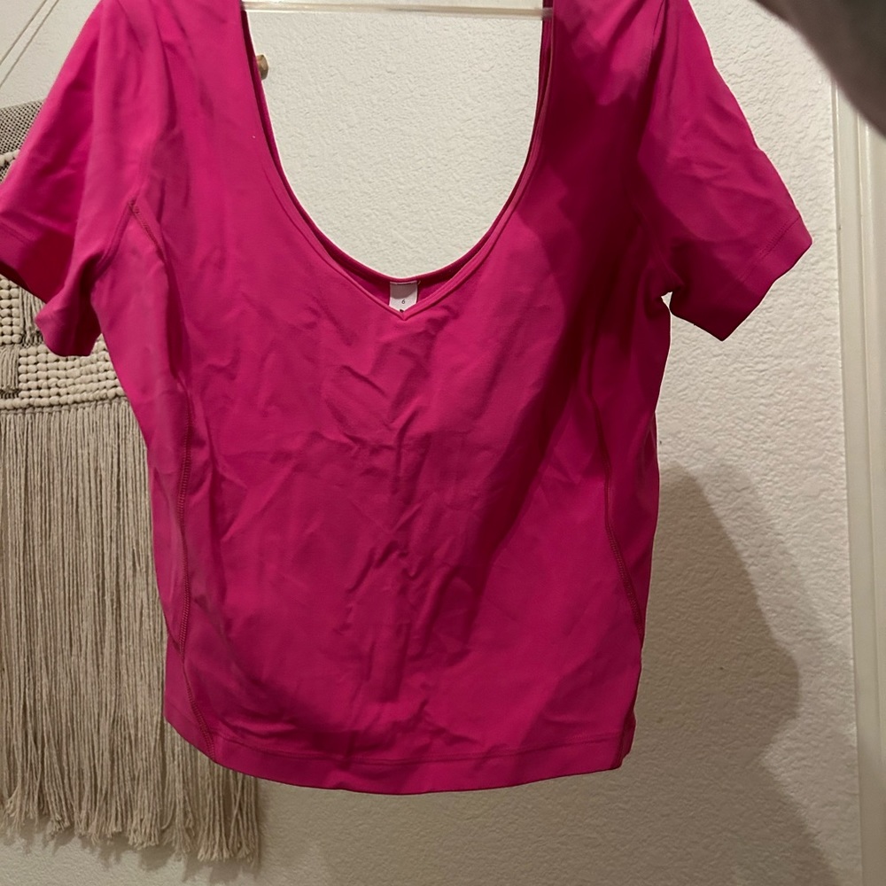 Sonic pink lululemon align t-shirt - Picture 2 of 4